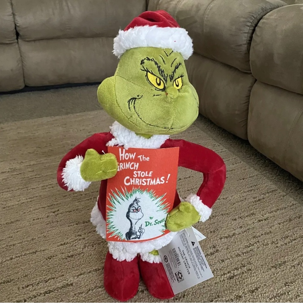 Christmas The Grinch Holiday Greeter 65th Anniversary Brand New